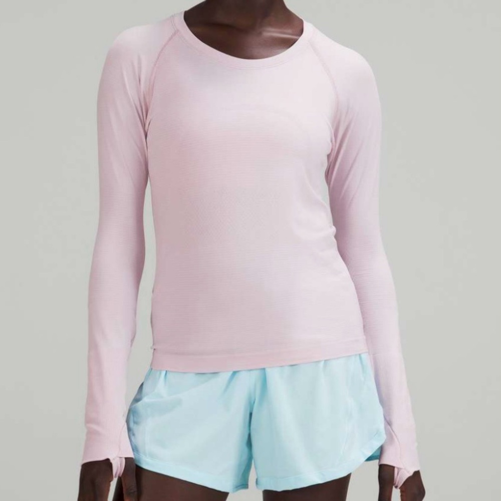 Lululemon Swiftly Tech Long Sleeve 2.0 *Race Length (Pink Peony)